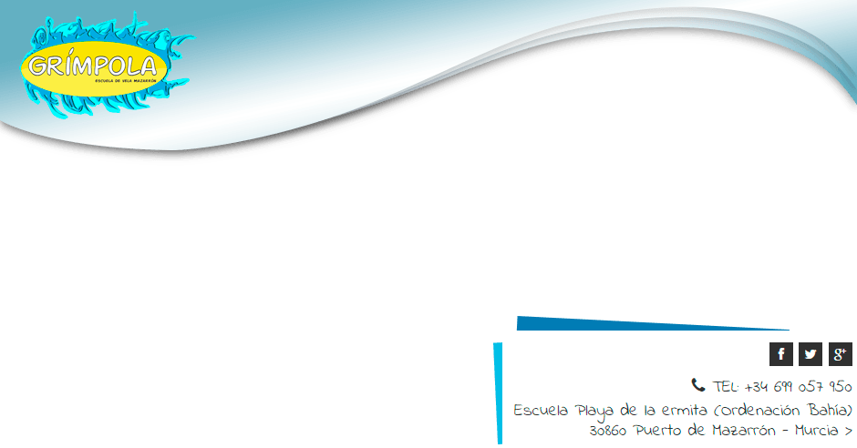 Grímpola escuela náutica - rugby in Puerto de Mazarrón