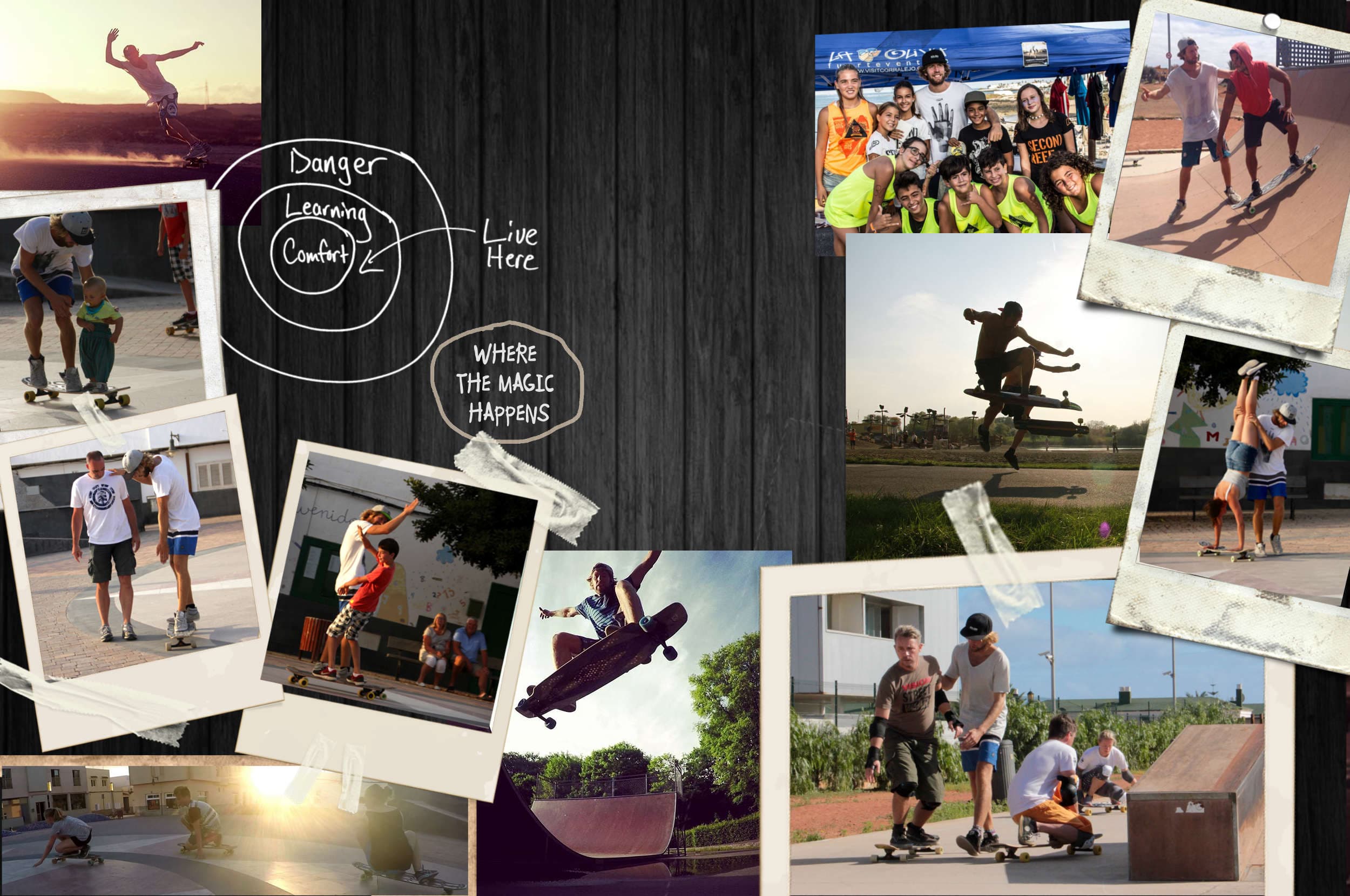 Longboard-Masterclass El Cotillo - skateboard in El Cotillo