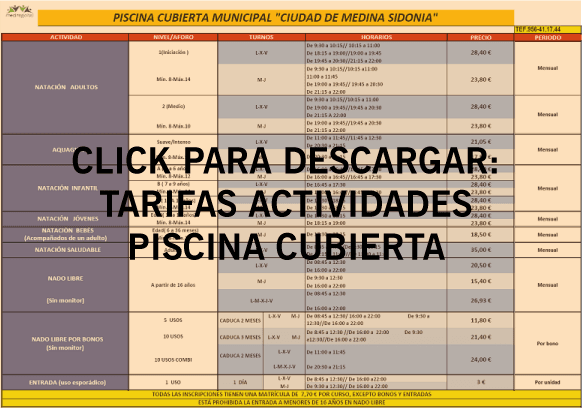 Piscina De Medina Sidonia - natacion in Medina-Sidonia