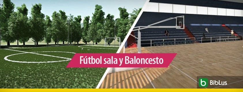 Cancha de básquet y fútbol sala - baloncesto in Po