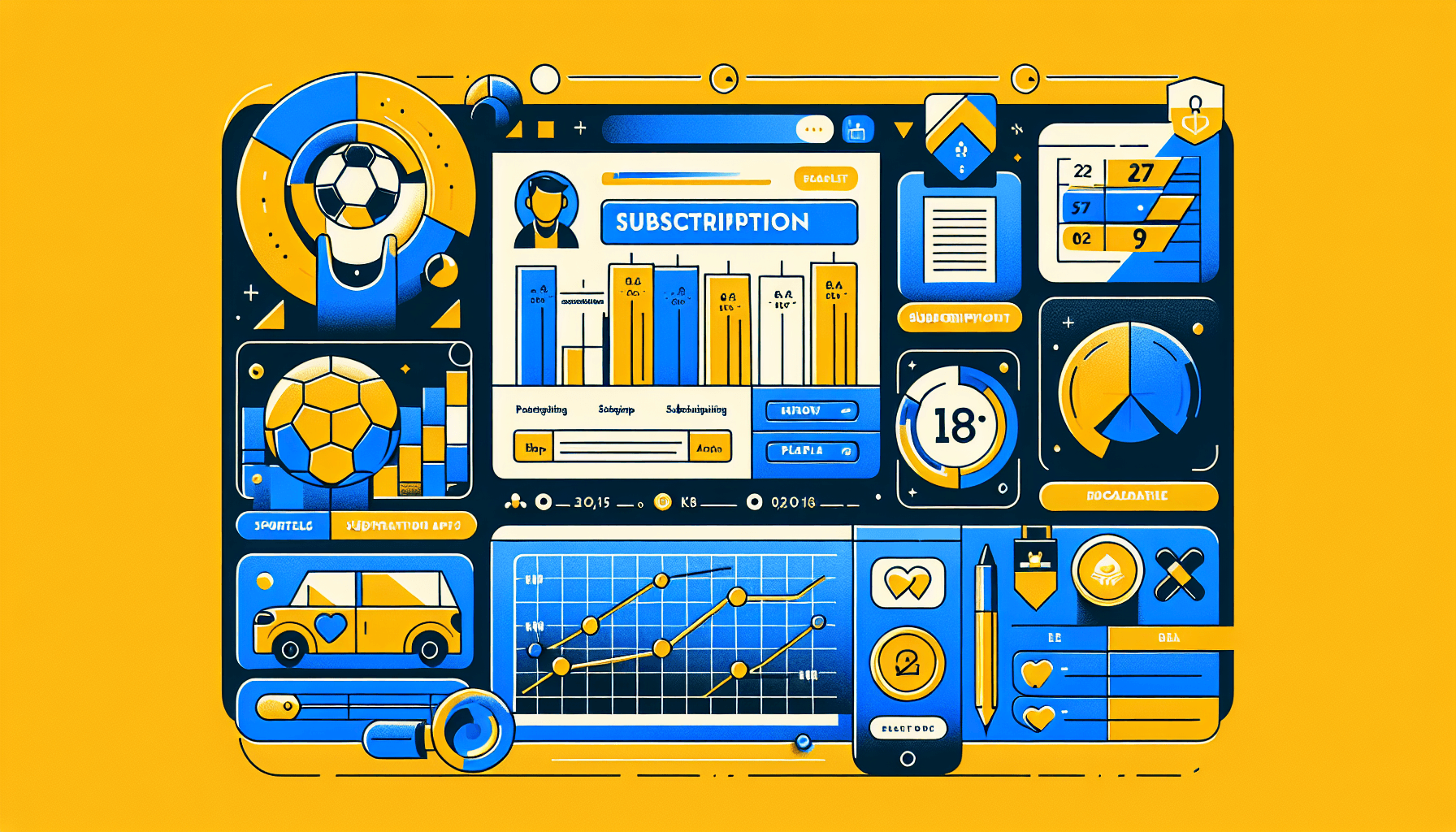 Dashboard abbonamenti e KPI