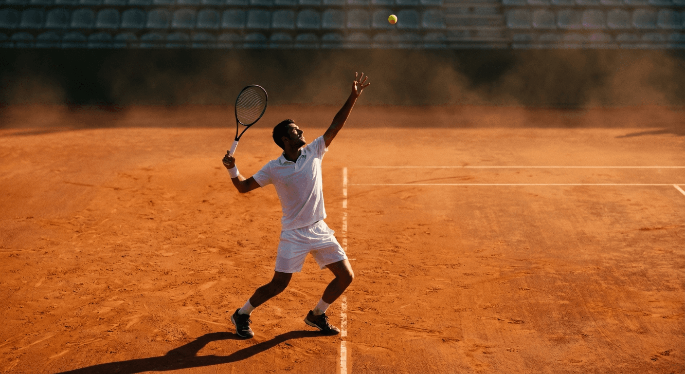 Los 5 fundamentos del saque en tenis: cómo ganar puntos antes de que empiece el rally