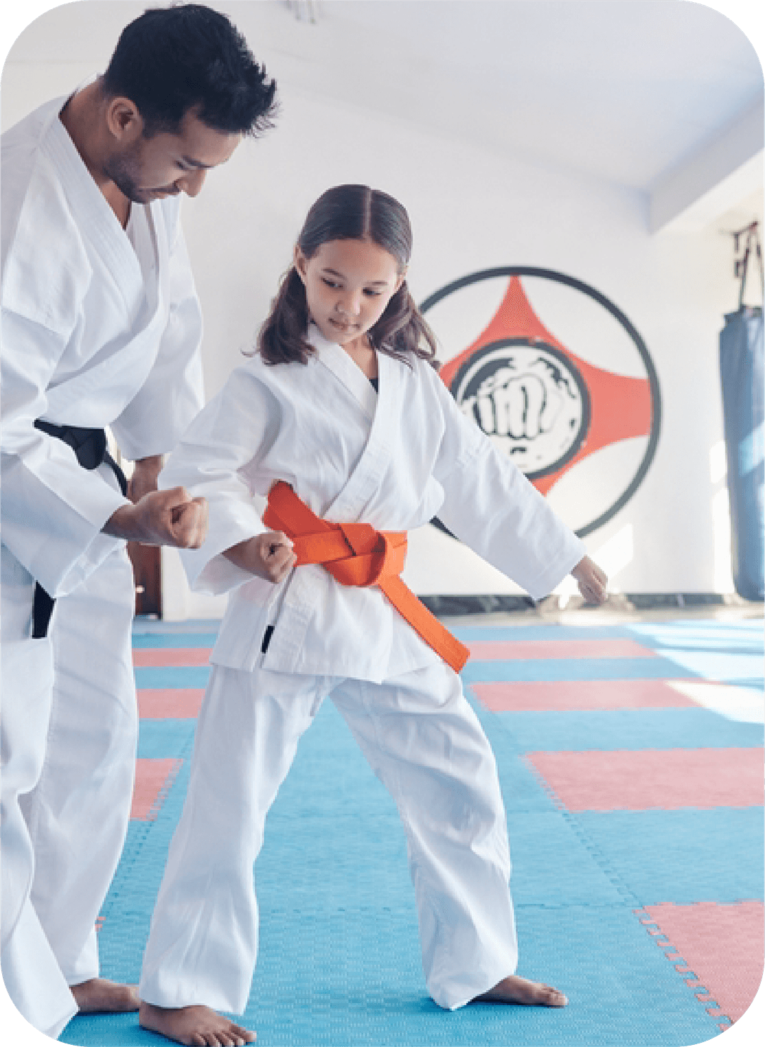 Club KAM Karate che usa Badgie