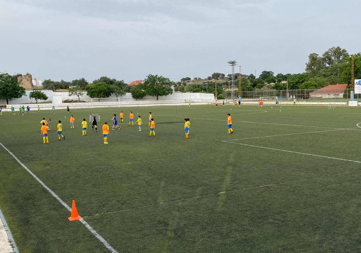 Campo Vicente Del Bosque - fútbol in Malpartida de Cáceres